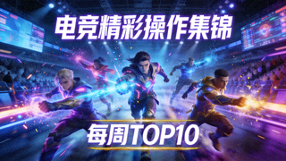 电竞比赛精彩操作集锦视频封面